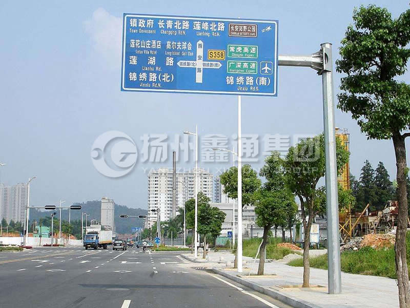 BZG-008，交通標(biāo)志桿，八棱交通標(biāo)志桿