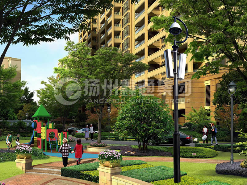 DJG-027，電子警察桿，小區(qū)監(jiān)控桿