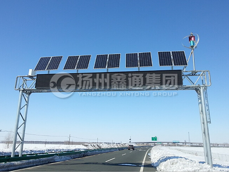 LMJ-012，桁架式情報(bào)板門架，情報(bào)板龍門架